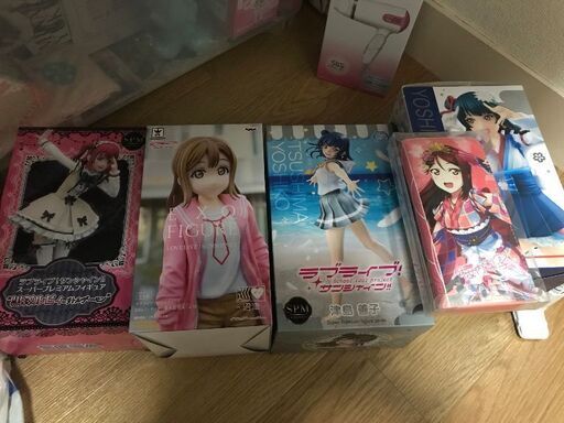 ラブライブサンシャイン フィギュア4個セット＋桜内梨子の財布