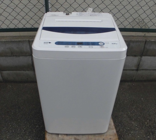 JM6049)ヤマダ電機 全自動洗濯機 YWM-T50A1 2018年製 5.0kg 中古品 動作OK♪【取りに来られる方限定】