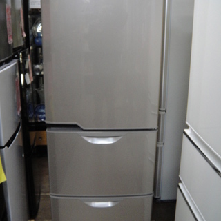 2009年製 三菱 ３ドア冷凍冷蔵庫 MR-CU33P-C 331L 大型冷蔵庫 自動製氷 ...