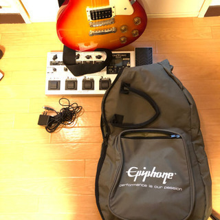 エピフォン レスポール 、トーンワークス マルチエフェクター、ヤマハ 
