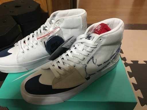 NIKE SB BLAZER MID EDGE　白27.5cm