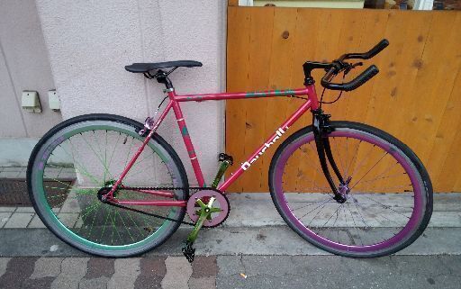 Raychell R＋715 Sweet Devil 700c ピストバイク(グリーンパープル)