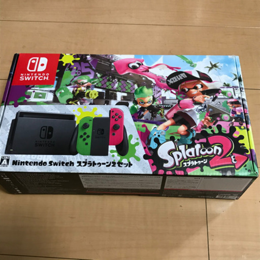 人気商品の 任天堂スイッチ スプラトゥーン2同梱版 美品 おまけ付き