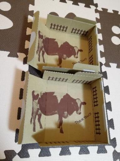 滋賀県 山田牧場 チーズケーキ 箱 2つセット ひまわり 滝谷のラッピング用品 箱 の中古あげます 譲ります ジモティーで不用品の処分