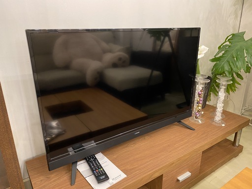 液晶カラーテレビ テレビ maxzen 2017年製 40インチ 中古品