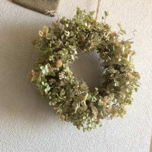 受注制作紫陽花が素敵なふんわり春リース お花の雑貨屋さん 松山の生活雑貨の中古あげます 譲ります ジモティーで不用品の処分