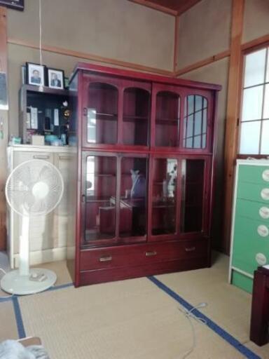桐和タンス、食器棚3つまとめて売ります。 - 栃木県の家具