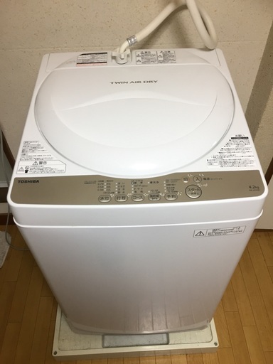 2015年度 東芝 洗濯機 AW-4S3 (W) 池田市近辺配達します！