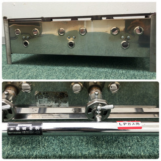 配達無料地域あり＊たこ焼き器 業務用3連式＊プロパンガス＊特別価格！