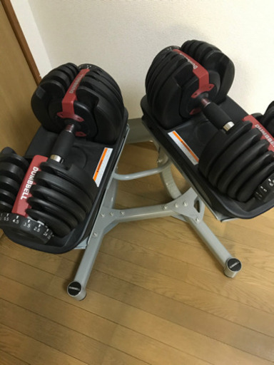 可変式ダンベル ラック付き まさき 町田のフィットネス トレーニングの中古あげます 譲ります ジモティーで不用品の処分