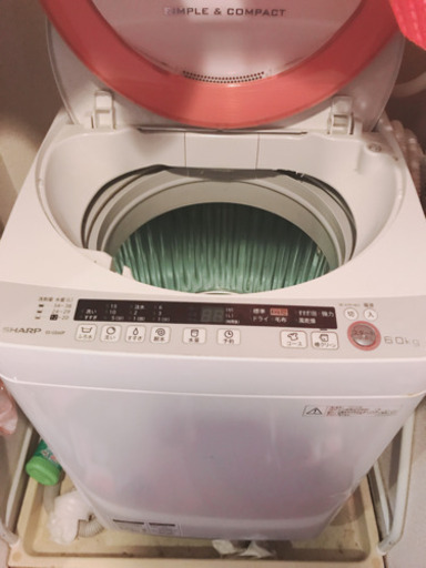 シャープ　6kg洗濯機
