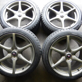 R34スカイラインGTR純正 18インチ スタッドレス付き GTR