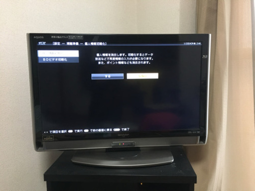 SHARP　AQUOS　LC-32DX3 ブルーレイ内蔵　32インチ　液晶テレビ