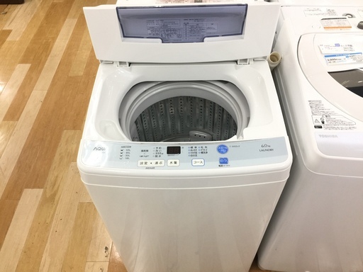 開店記念セール！ AQUA　6.0ｋｇ　全自動洗濯機 ６ヶ月保証【トレファク岸和田店】 洗濯機