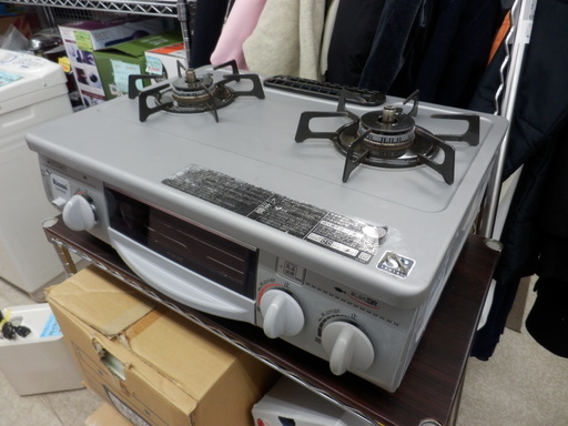 リンナイ ガステーブル 焦げ付き有り LPガス プロパンガス RTS-338WNTS-L 2011年製 ペイペイ対応 札幌市西区西野