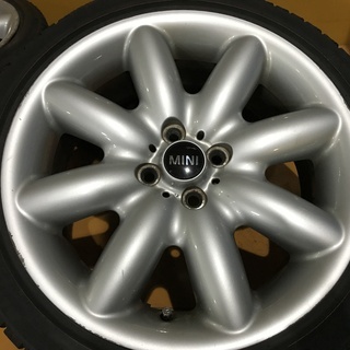 K6】MINI等 17インチ 純正アルミホイール 17x7J＋48 4H-100 205/45R17 