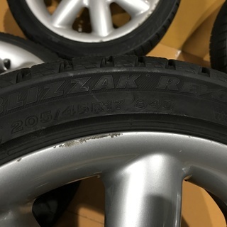 K6】MINI等 17インチ 純正アルミホイール 17x7J＋48 4H-100 205/45R17 