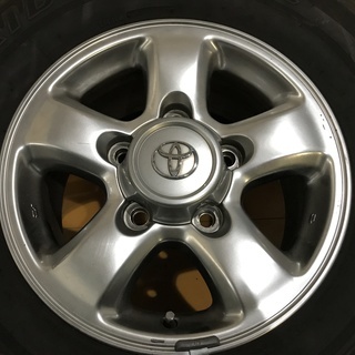K3】ランクル等 16インチ アルミホイール 16x8JJ＋60 5H-150 トヨタ