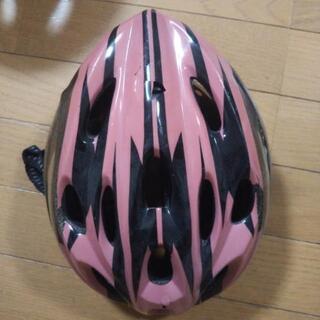 児童～中学生用 ヘルメット ピンク ジャンク