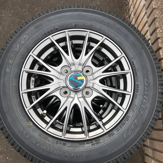 新品組込済！軽自動車用新品スタッドレス＆新品アルミ　145／80R13 