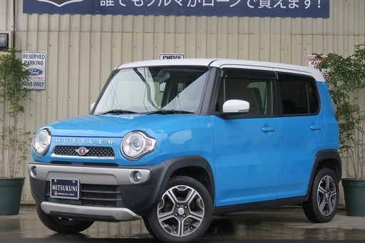 スズキ ハスラー ｘ ブルーかわいくて乗りやすい ミツクニ自社ローンで オトロン高崎 高崎のその他の中古車 ジモティー