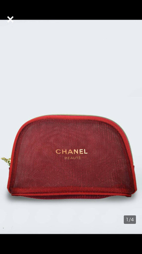 msrd 新品未使用本物　シャネル CHANEL　ノベルティメッシュポーチ