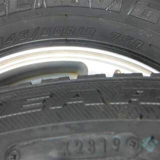 145/80R13 新品スタッドレス アルミ 2019年グッドイヤーアイスナビ6 100-4H 420