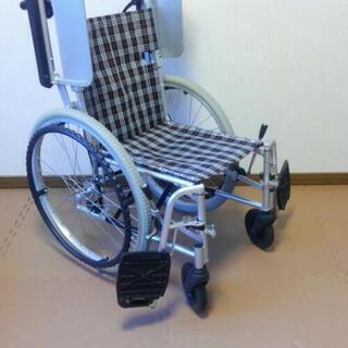 整備済み 中古車椅子 日進医療機器製 自走式 介助ブレーキ 肘はねあげ式