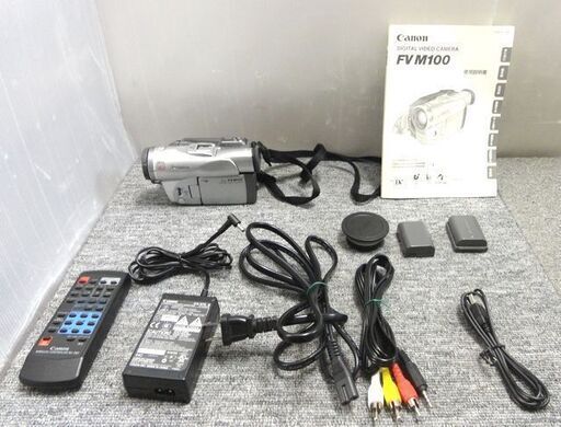 CANON キヤノン MiniDV対応 ビデオカメラ DM-FV M100 TV出力可能