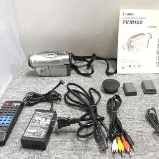 CANON キヤノン MiniDV対応 ビデオカメラ DM-FV M100 TV出力可能