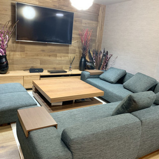 SALE！美品！内覧可 デザイナー ソファ クッション 保護椅子2点付き 早い物勝ちです！