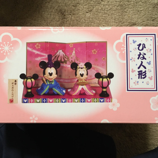 東京ディズニーランド限定　ミッキーミニーひな人形