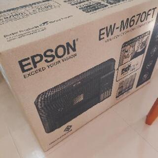 完全未使用  エコタンク プリンター EPSON EW-M670...