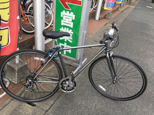 定価3.2万円 使用期間1ヶ月のみ HEAD 700C クロスバイク 鍵付き