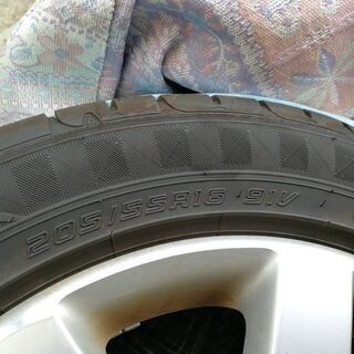 純正品 VW ゴルフトゥーラン タイヤ付き アルミホイール(205/55R16) 4 