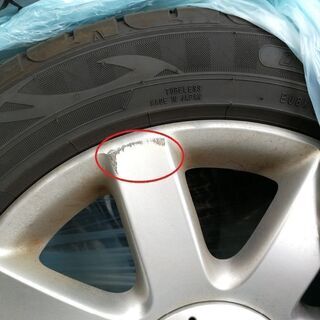 純正品 VW ゴルフトゥーラン タイヤ付き アルミホイール(205/55R16) 4 