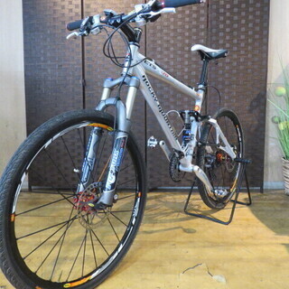 ■ロッキーマウンテン ETS-X70 27速 マウンテンバイク MTB フルサス カスタム多し シルバー 自転車 札幌発