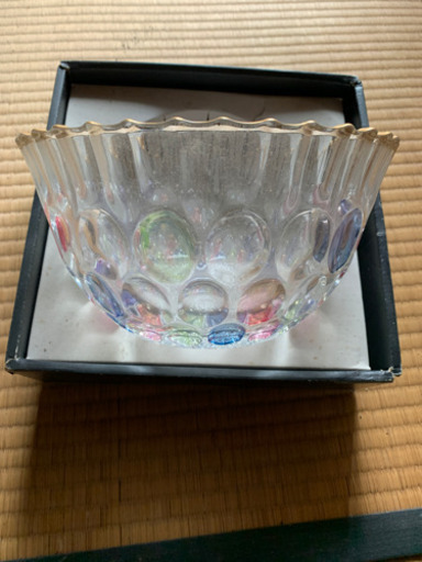 未使用^_^深いガラスの器
