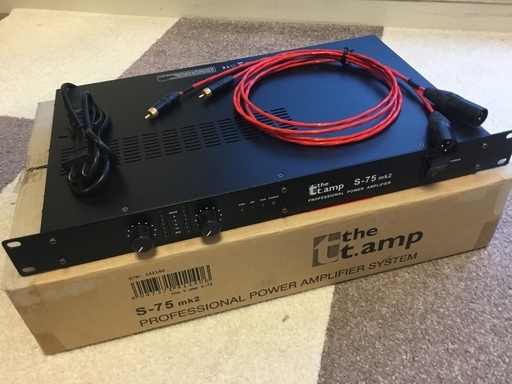thomann sー75mk2 パワーアンプ ベルデン88760変換ケーブル付