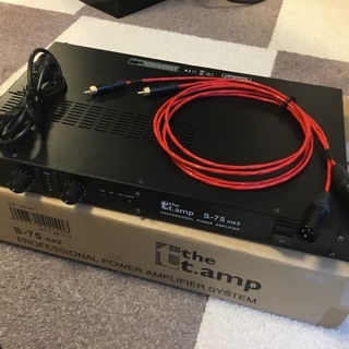 thomann  sー75mk2 パワーアンプ  ベルデン88760変換ケーブル付 thomann sー75mk2 パワーアンプ ベルデン88760変換ケーブル付