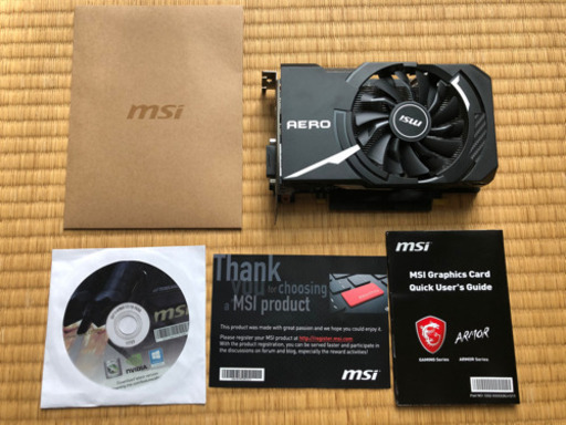 取引中】MSI GeForce GTX 1060 AERO ITX 6G OC グラフィックスボード