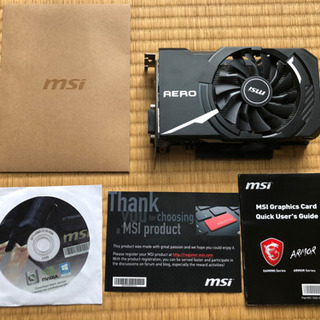 取引中】MSI GeForce GTX 1060 AERO ITX 6G OC グラフィックスボード 