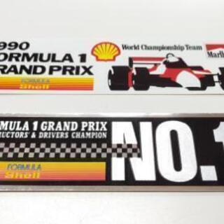 F1 GP 1990 ステッカー２枚