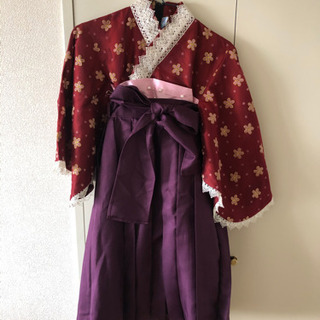 入学式　卒園式　着物ドレス　袴セット