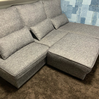 【再出品、再値下げ】組み換えできる3人がけソファ