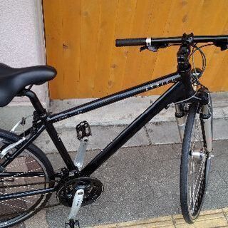 Kurotz STRIKE[クロッツ ストライク]700c Fサス付きクロスバイク アルミ/24speed/ブラック