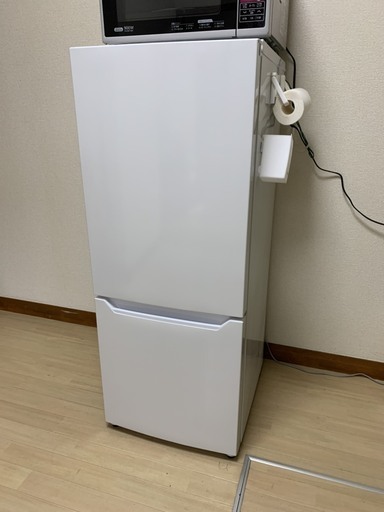 【就職引越】２ドア冷凍冷蔵庫　150L　ノジマ製　HER-1502FW