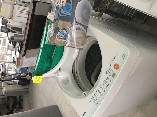 東芝7.0K洗濯機2015年製！！　分解クリーニング済み！！！トップカバー　フタ　バックカバー新品交換！！