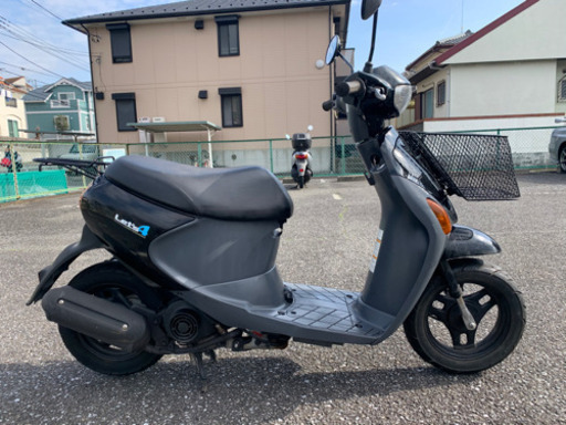 スズキ レッツ4 50 cc 原付 スクーター 4スト 実動 書類 鍵あり 型式CA45A