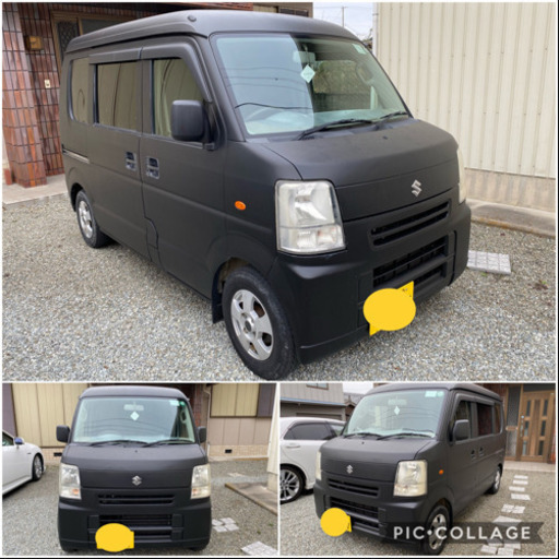 必見 エブリィバン 車検2年 艶消しブラック フォローカンパニー 淡路のエブリイの中古車 ジモティー